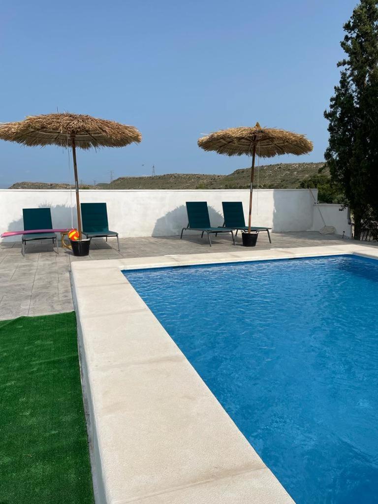 Casa Rural Con Piscina Climatizada Y Barbacoa A 10 Km De Alicante Y Playas, 3000 M2 De Terreno Elche Kültér fotó